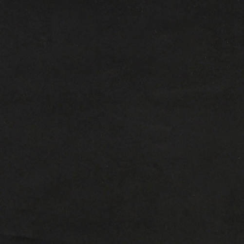 vidaXL Letto da Giorno Nero 90x200 cm in Velluto