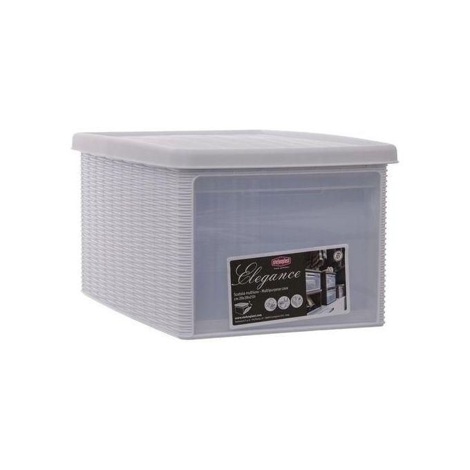 Stefanplast Scatola Elegance Multiuso cm 29x39xh21 Bianca