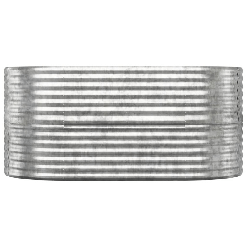 vidaXL Letto Giardino Acciaio Verniciato a Polvere 152x80x68cm Argento