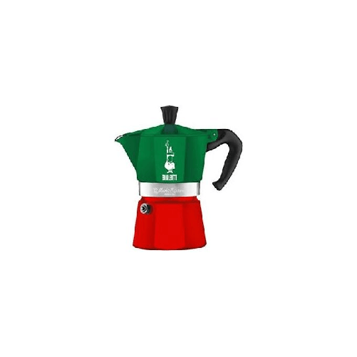 Bialetti Moka Express Italia Collection Tricolore Caffettiera Alluminio 3 Tazze Bialetti Moka Express Tricolore 3 tz