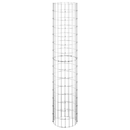 Palo Gabbione Circolare in Acciaio Zincato Ø30x150 cm