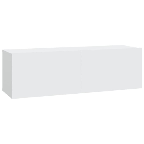 vidaXL Set di Mobili Porta TV 7 pz Bianco in Legno ingegnerizzato