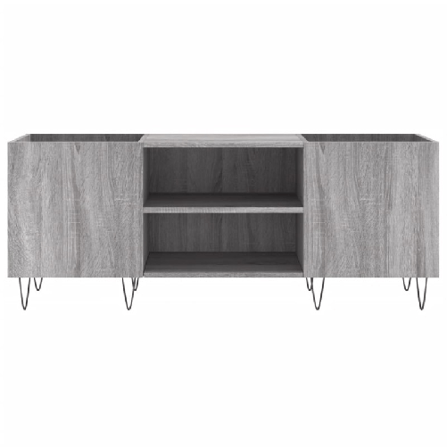 Mobile Porta Dischi Grigio Sonoma 121x38x48cm Legno Multistrato
