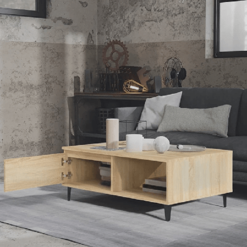 vidaXL Tavolino da Salotto Rovere Sonoma 90x60x35 cm in Truciolato