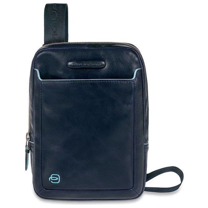 Piquadro CA3084B2 Pelle Blu Borsa a tracolla