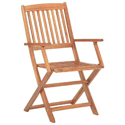 Set da Bistrot 4 pz in Legno Massello di Acacia