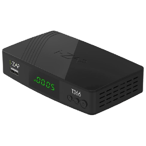 I-Zap Ricevitore Digitale Terrestre 366 Play Hd Zapper T2 Hevc 10 Bit i-ZAP T366