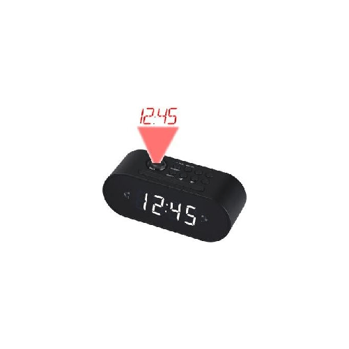 Denver Radio-Orologio Denver Electronics CRP-717BLACK 1" LED Denver CRP-717 Orologio Digitale Nero