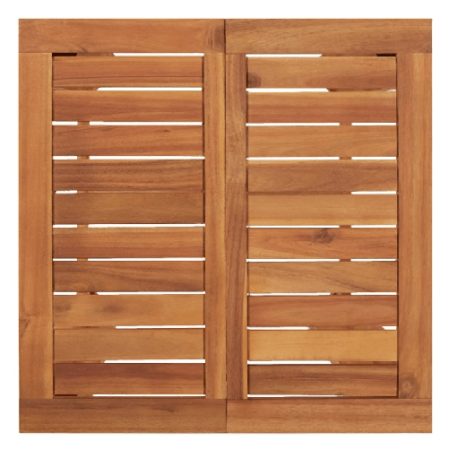 Set da Pranzo per Giardino 5 pz in Legno Massello di Acacia