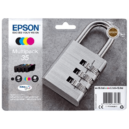 Epson Padlock Multipack 4-colours 35 DURABrite Ultra Ink