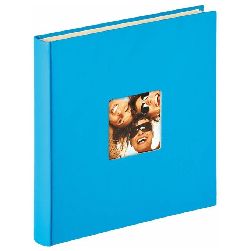 Walther SK110U Album Fotografico Fun Blu Oceano 33x33.5cm 50 Pagine Bianche con Autoadesivo Walther Design SK-110-U album fotografico e portalistino B