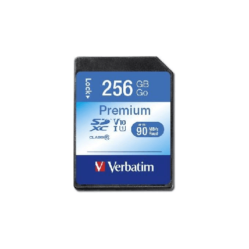 Verbatim Sd Card Xc Uhs1 (Sdxc) 256Gb Class 10 Verbatim Premium 256 GB SDXC UHS-I Classe 10