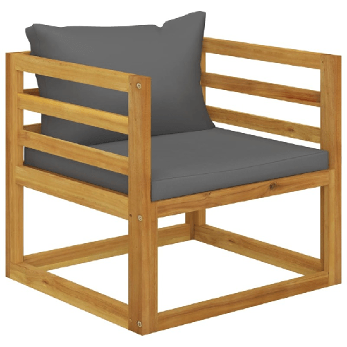vidaXL Set Divani da Giardino 6 pz con Cuscini in Massello di Acacia