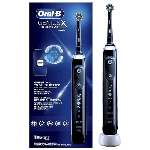 Braun Oral-B Genius X Spazzolino Elettrico Midnight Nero Oral-B Genius X Adulto Spazzolino oscillante Nero