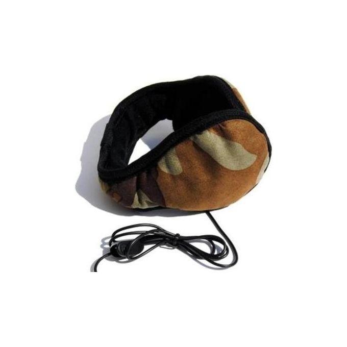 HI-FUN Hi-Ear Cuffie a Padiglione Musicali con Speaker e Jack da 3.5mm in Nappa Army