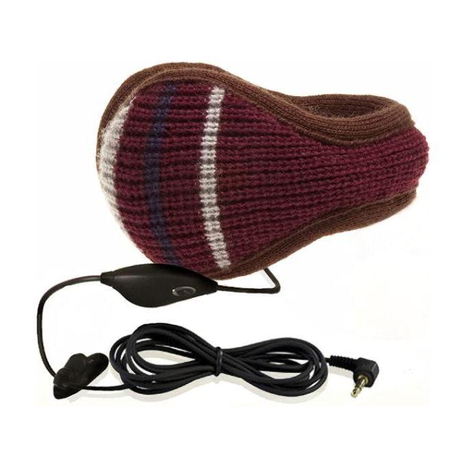 Hi-Ear Paraorecchie Musicale con Speaker e Jack 3.5 Lana Rossa