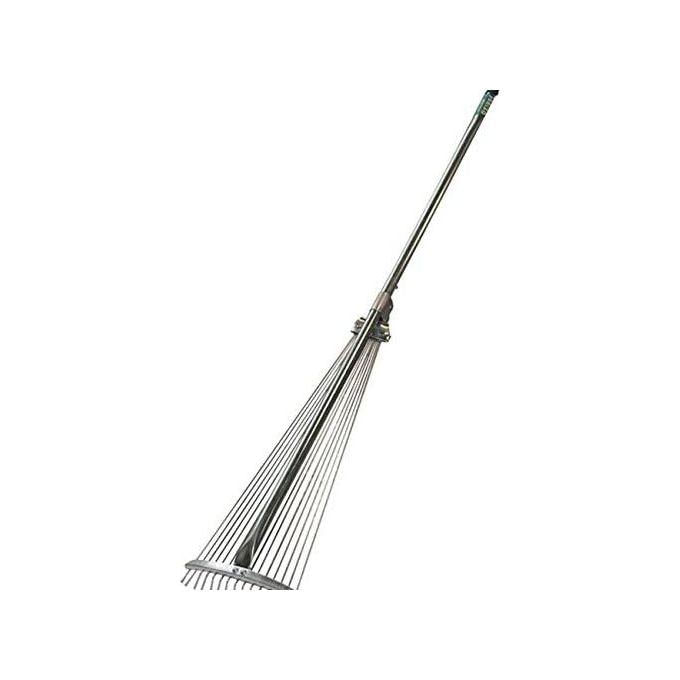 Brixo Scopa Erba 15 Denti Reg.C-Manico