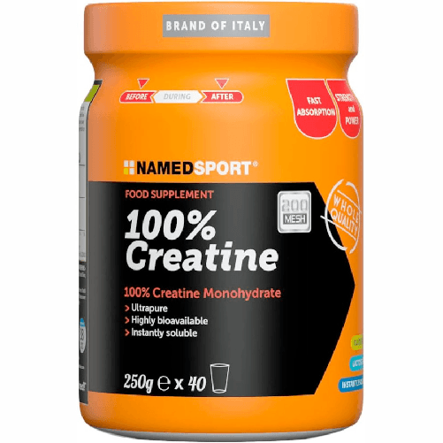 NAMED SPORT 100% CREATINE 200 mesh micronizzata monoidrata 500g gusto Neutro