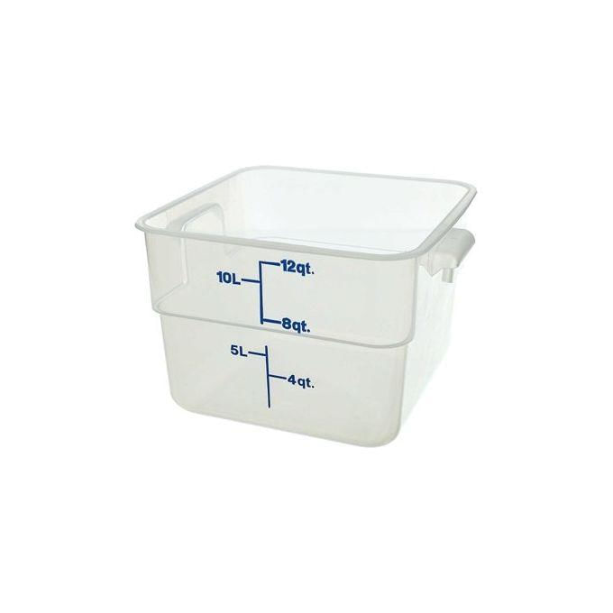 Barattolo quadrato in polipropilene Lt.11,4