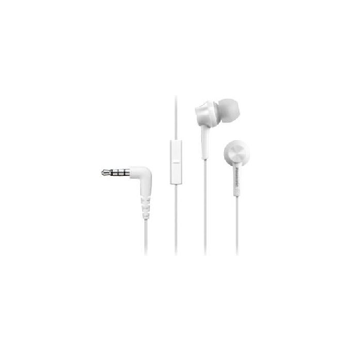 Panasonic RP-TCM115E Auricolare Cablato In-ear Musica e Chiamate Bianco