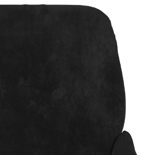 vidaXL Poltrona Nera 62x79x79 cm Velluto