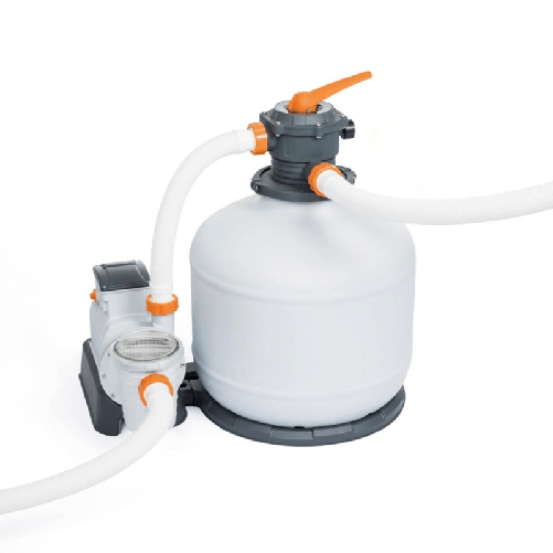 Bestway 58486 Flowclear Pompa di Filtraggio a Sabbia Per Piscine Fuori Terra, Portata 11.355 Lt-H Bestway 58486 accessorio per piscina Set di filtro p