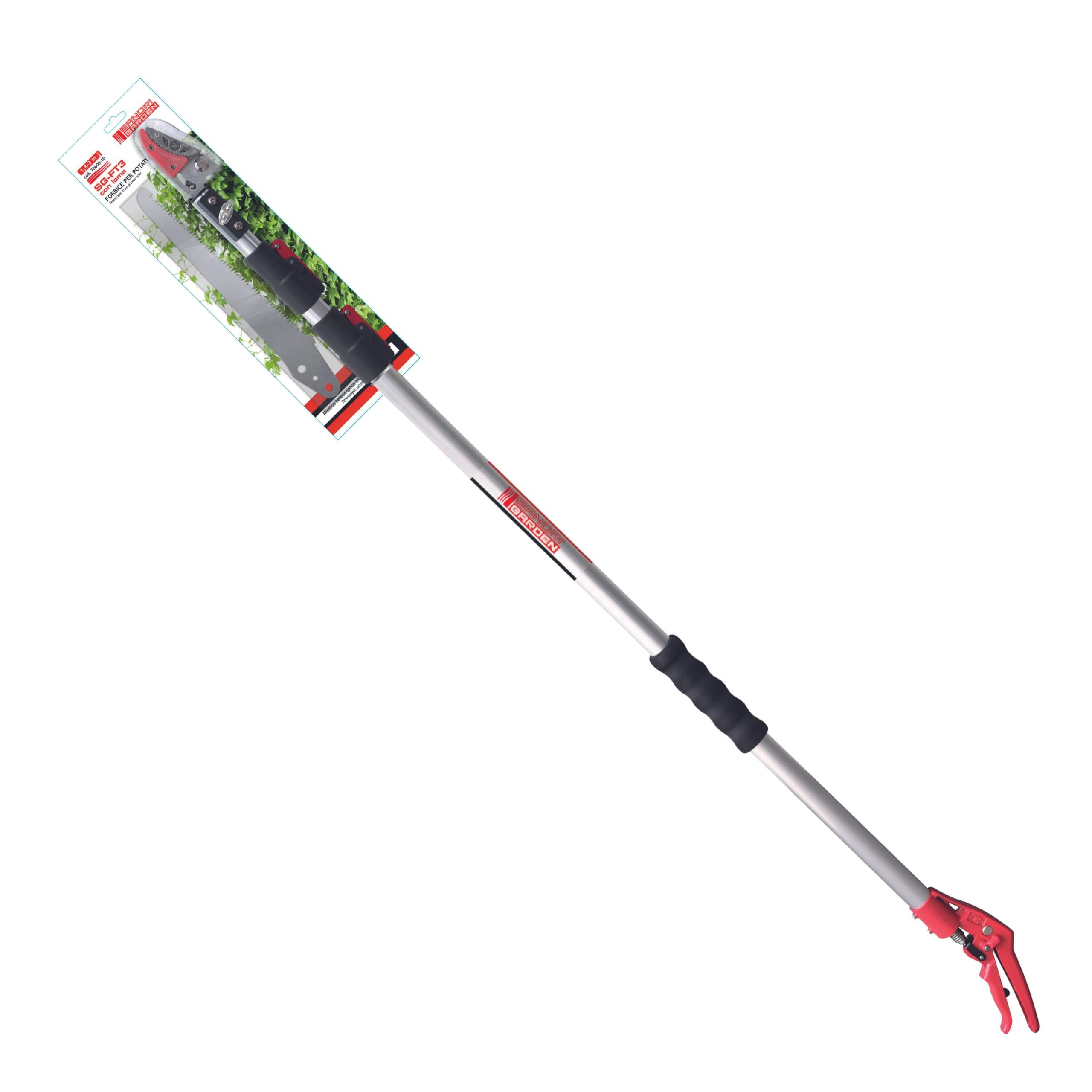 Sandrigarden Forbici per Potatura SG-FT3 Telescopiche 1.4-2.2-3m