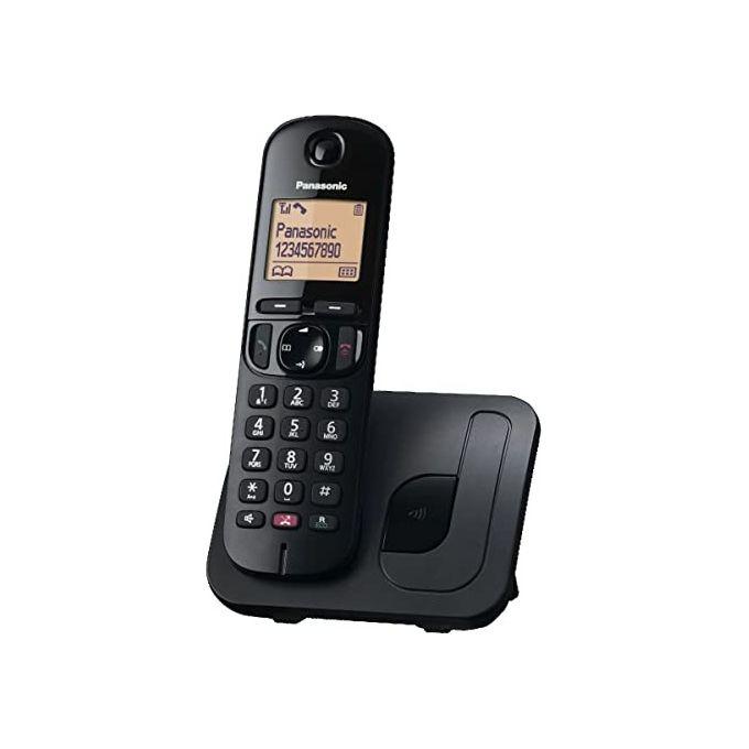 Panasonic KX-TGC250JT Cordless Dect-Gap Display 1,6'' Blocco delle Chiamate ID Chiamante Vivavoce Argento CORDLESS KX-TGC250JTB BLACK