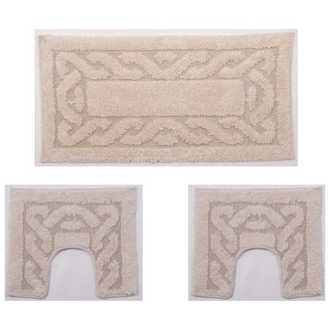Emmevi Set 3 Tappeti Bagno Dali Colore A (Girovaso+Girobidet+Lavabo)