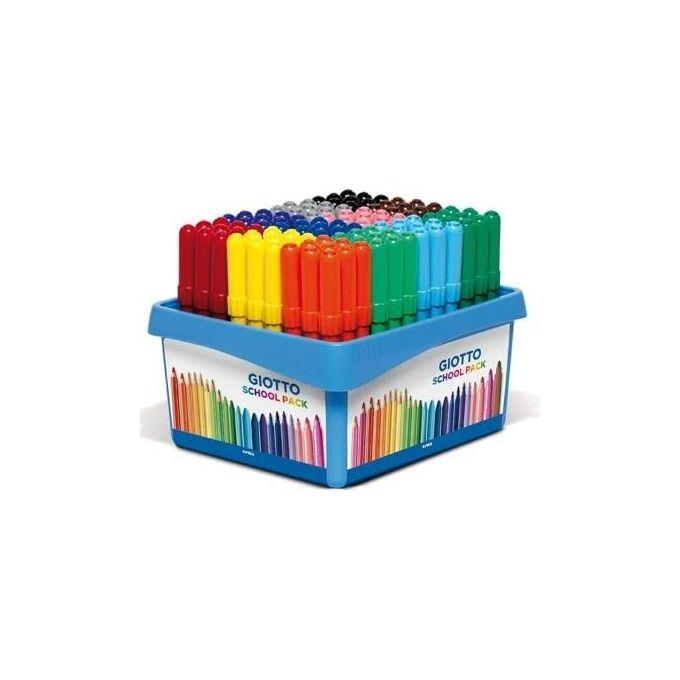 Giotto Pennarello Turbo Maxi Barattolo da 108 Pezzi Colori Assortiti