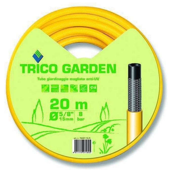 Fitt Tubo per Irrigazione Trico Garden con 3 Strati Lunghezza 20 metri Diametro 5-8'' Giallo e Nero
