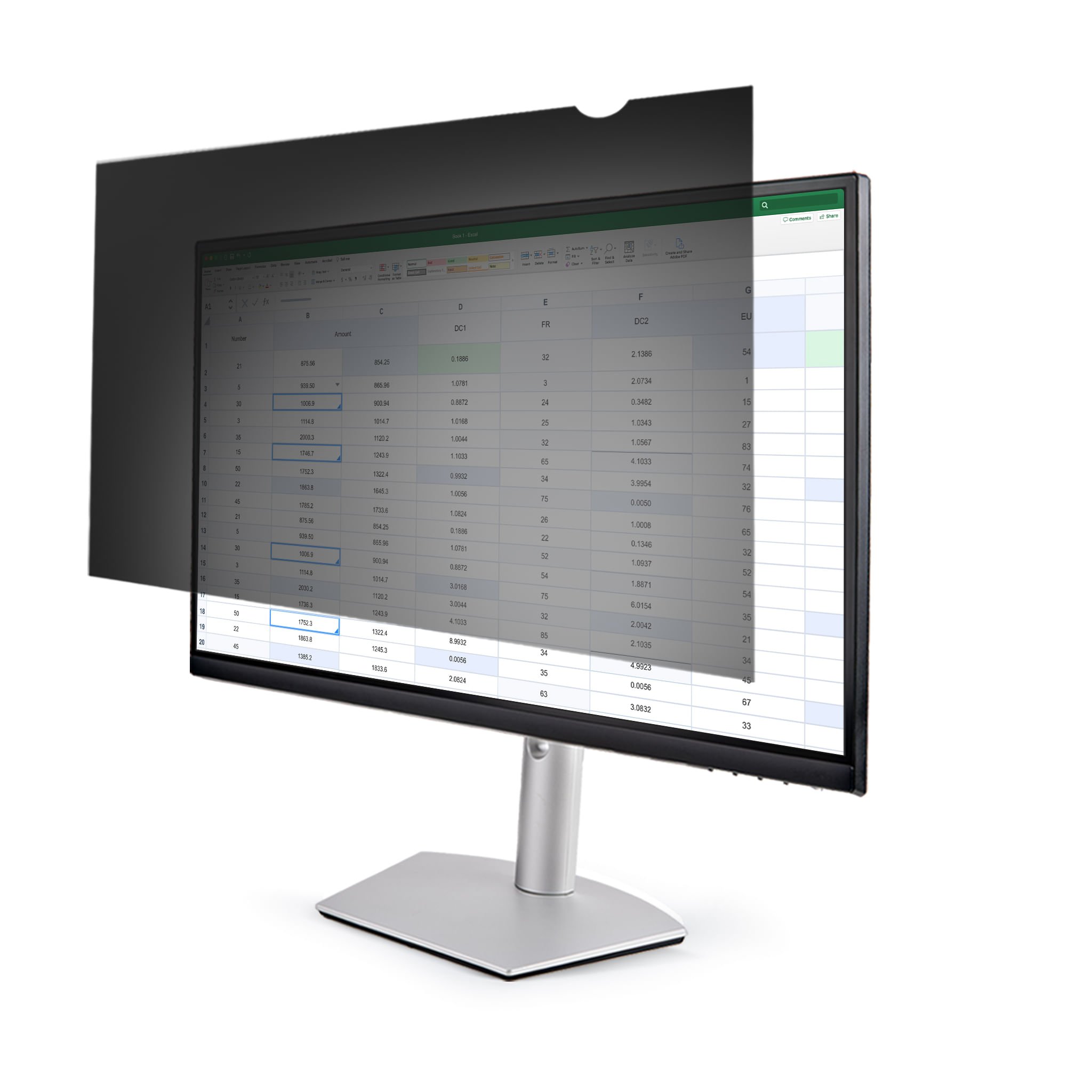StarTech.com Filtro per la privacy per monitor da 24 - Filtro di protezione