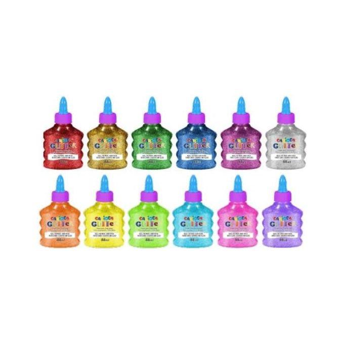 Carioca CARIOCA BOTTIGLIETTA GLITTER GLUE NEON 88 ml (12PZ)
