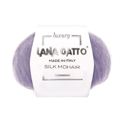 Lana Gatto Gomitolo Silk Mohair, Linea Luxury - Tonalità Pastello