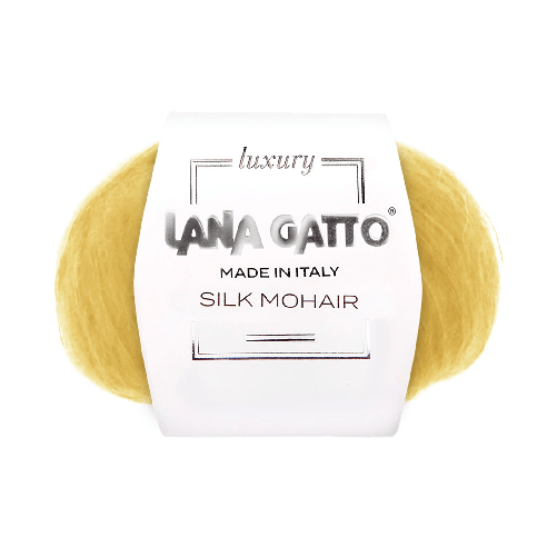 Lana Gatto Gomitolo Silk Mohair, Linea Luxury - Tonalità Calde