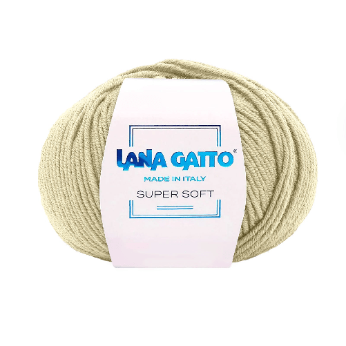 Lana Gatto Gomitolo 100% Pura Lana Vergine Merino Extrafine, Linea Super Soft - Tonalità Calde