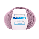 Lana Gatto Gomitolo 100% Pura Lana Vergine Merino Extrafine, Linea Super Soft - Tonalità Pastello