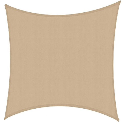 Vacchetti Vela ombreggiante tessuto quadro sabbiacm300x300x300