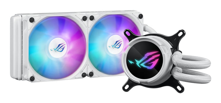 ASUS ROG Strix LC III 240 ARGB White Edition Processore Kit di raffreddamento a liquido 12 cm Bianco