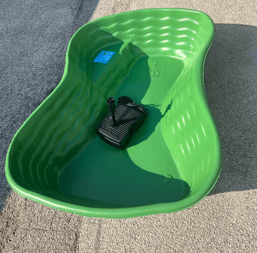 Laghetto da giardino bolsena verde con pompa crystal uvc 9 watt