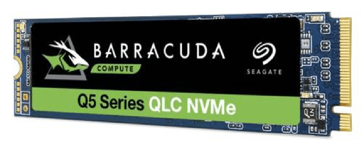 SEAGATE SOLID STATE DRIVE SSD Q5 1TB PCIe M.2 NVMe ZP1000CV3A001 Seagate BarraCuda Q5 1TB M.2 PCI Express 3.0 QLC 3D NAND NVMe