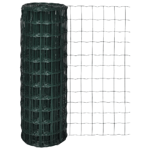 Recinzione Europea in Acciaio 10 x 1,5 m Verde