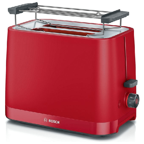 Bosch TAT3M124 tostapane 2 fetta/e 950 W Rosso
