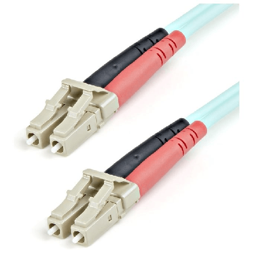 StarTech.com Cavo di rete patch Duplex in fibra ottica multimodale LSZH 50/125 da 10 Gb 1m LC-LC - acqua