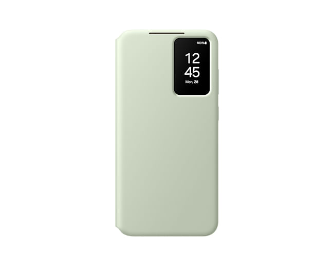 Samsung Custodia a portafoglio Samsung Smart View per Galaxy S24+ (verde chiaro)