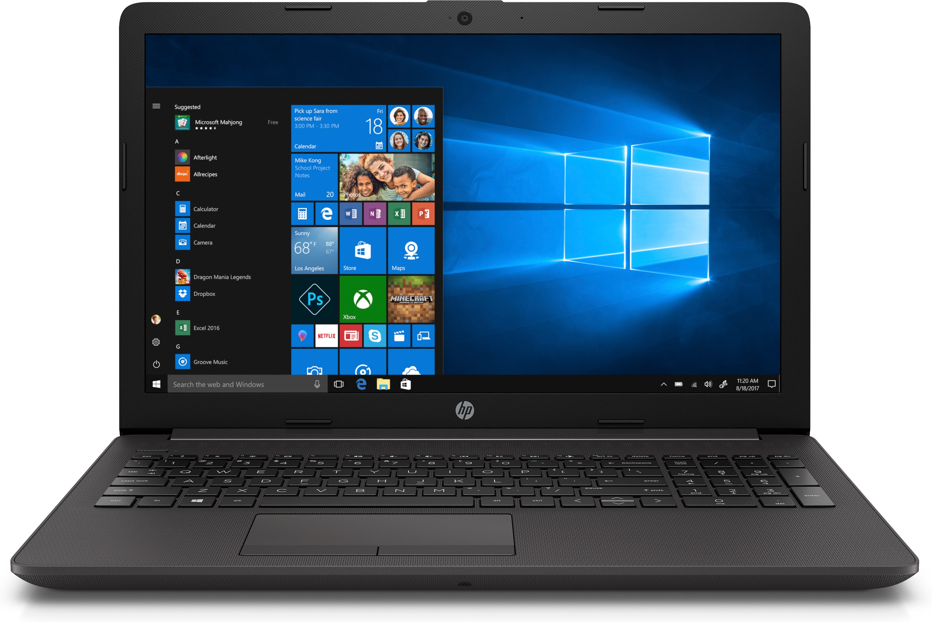 HP 255 G7 Computer portatile 39,6 cm (15.6") HD AMD Athlon 3020E 8 GB DDR4-SDRAM 256 GB SSD Wi-Fi 5 (802.11ac HP 255 G7 AMD Athlon 3020E Computer port