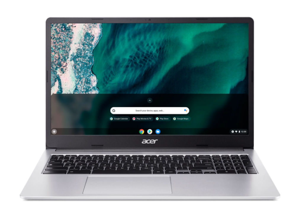 Acer Chromebook CB315-4H-C6SD N4500 39,6 cm (15.6") Full HD 8 GB LPDDR4x-SDRAM 64 GB Flash Wi-Fi 6 (802.11ax) ChromeOS Argento