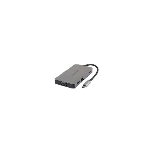Mediacom MD-C318 replicatore di porte e docking station per laptop USB 3.2 Gen 1 (3.1 Gen 1) Type-C Alluminio