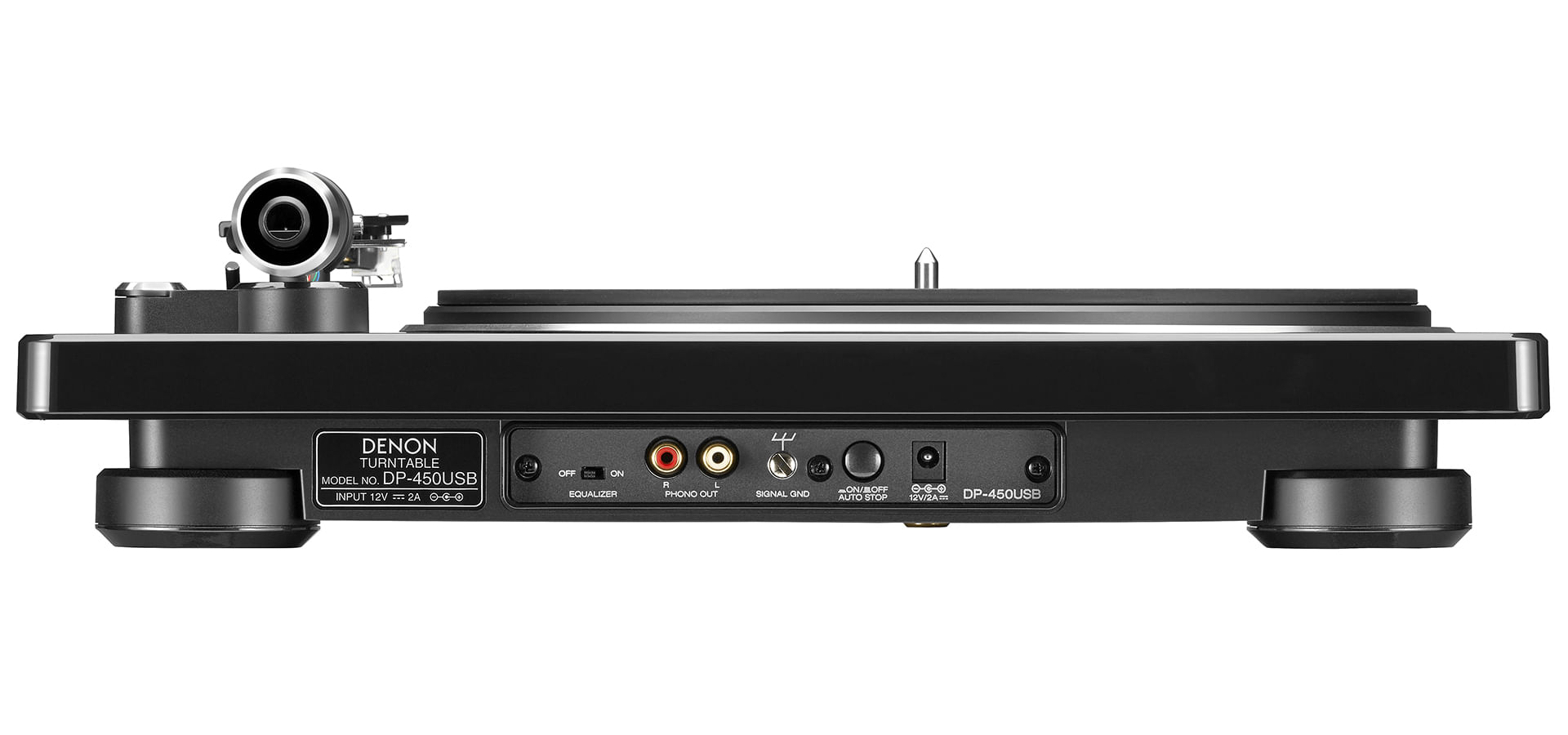 Denon DP-450USB Giradischi con trasmissione a cinghia Nero Manuale