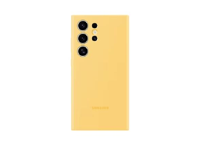 Samsung Galaxy S24 Ultra Silicone Cover (Eureka-Silicone CaseYellow)